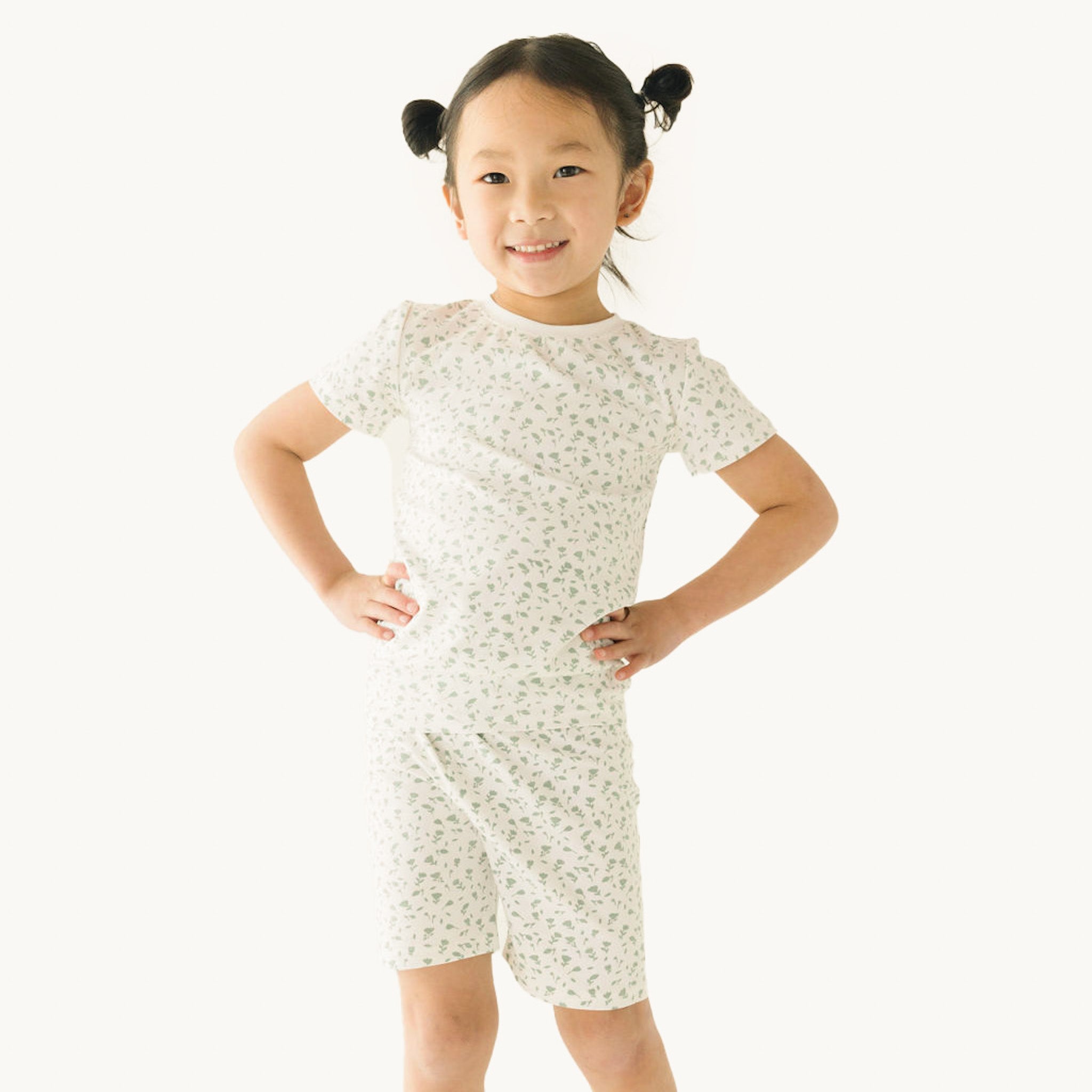 Peony Petites Shorts Two-piece Set