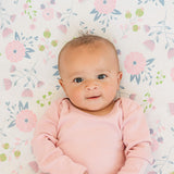 Floral & Pink Fitted Crib Sheets