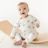 Cottontail Long Sleeve BodySuit with Mittens