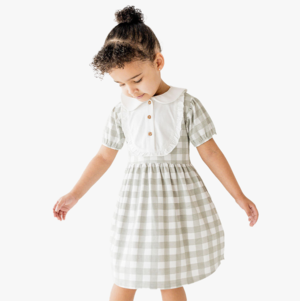 Gray plaid dress online