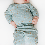 Baby in Garden Glimmer print long sleeve bodysuit & legging