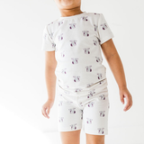 Cottontail or Bunny print Shorts Two-piece Set