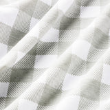 Grey Plaid print closeup