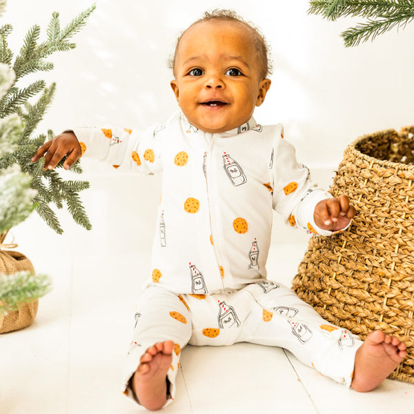Milk & Cookies Zip Romper | Pickle & Pumpkin™