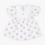 Cottontail or Bunny print pocket dress
